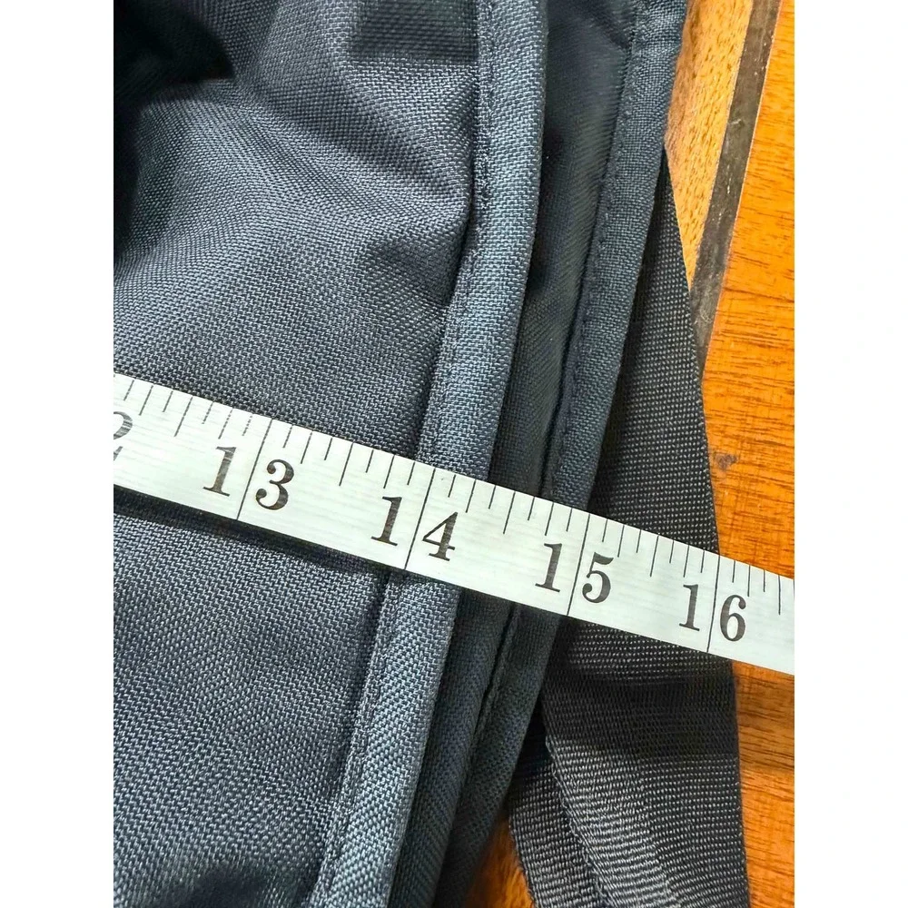 Cabela's Unisex Large Black Canvas Messenger Bag Padded Laptop Shoulder Strap